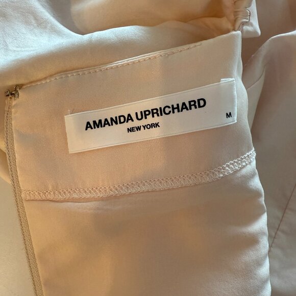 Amanda Uprichard Santucci Top 100% Silk Cerise Medium - Picture 4 of 7